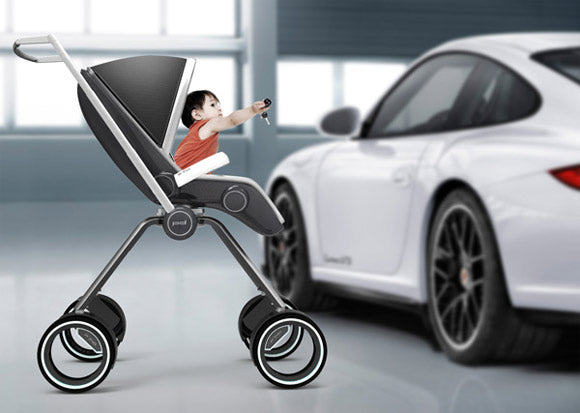 Porsche Design P'4911 carbon fiber baby stroller