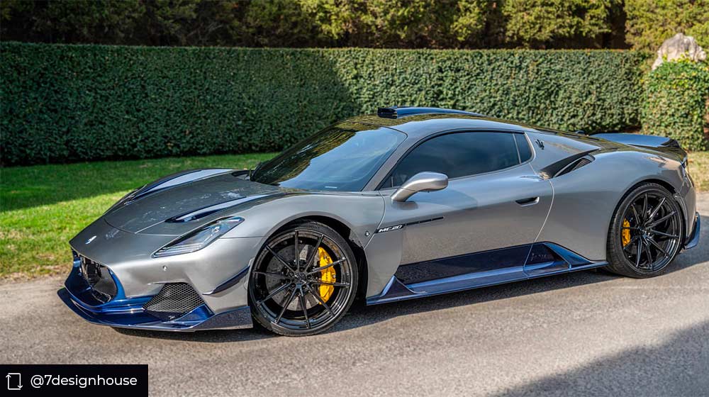 7 Design House Reveals Maserati MC20 ARIA Fitted With Carbon Fiber