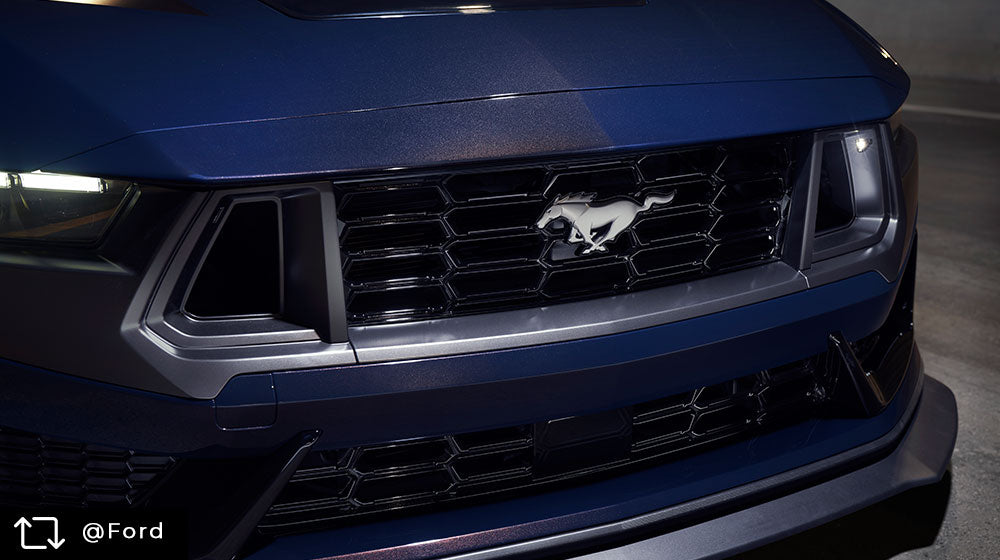 Take a Look at the 2024 Mustang Dark Horse Fitted With Carbon Fiber Wheels