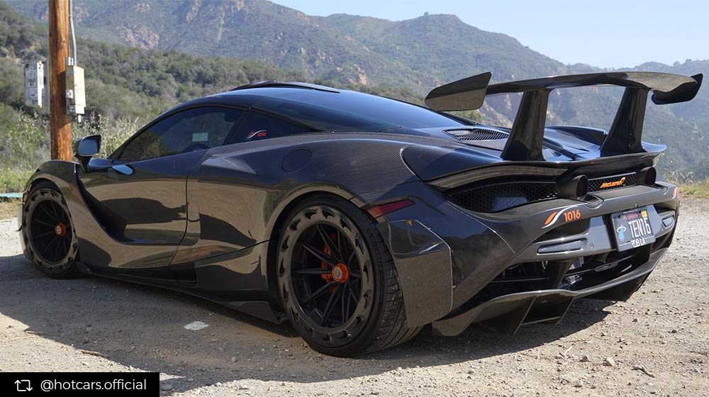 New McLaren 720s Fitted With Dark Carbon Fiber Kit by 1016