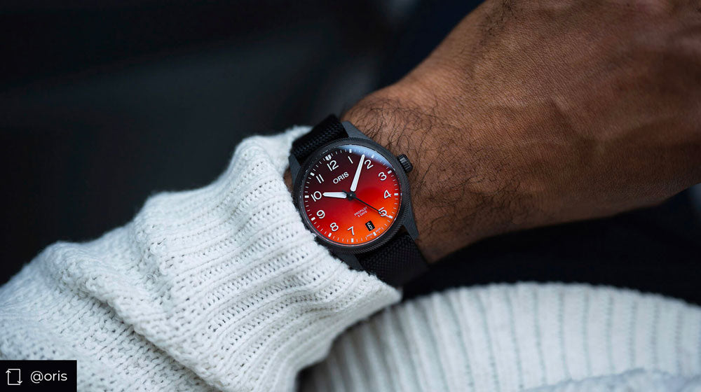 9T Labs Features a Lightweight Oris Carbon Fiber Watch