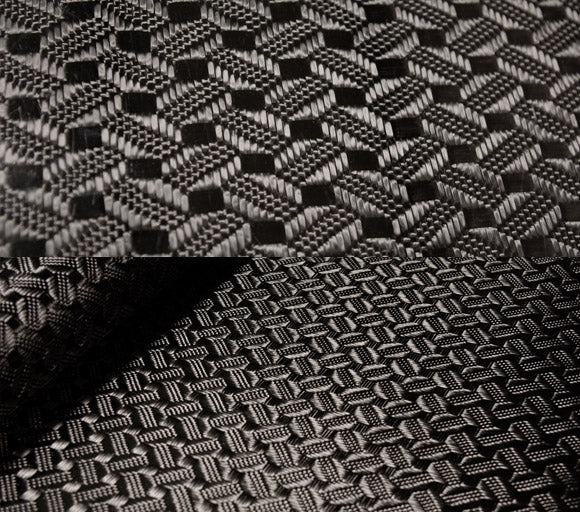 Different Carbon Fibre Weave Patterns