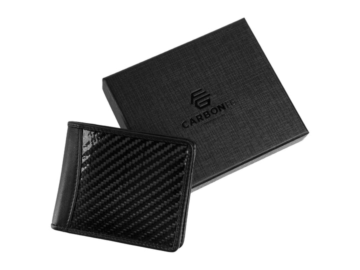 Gift box with carbon fiber wallet