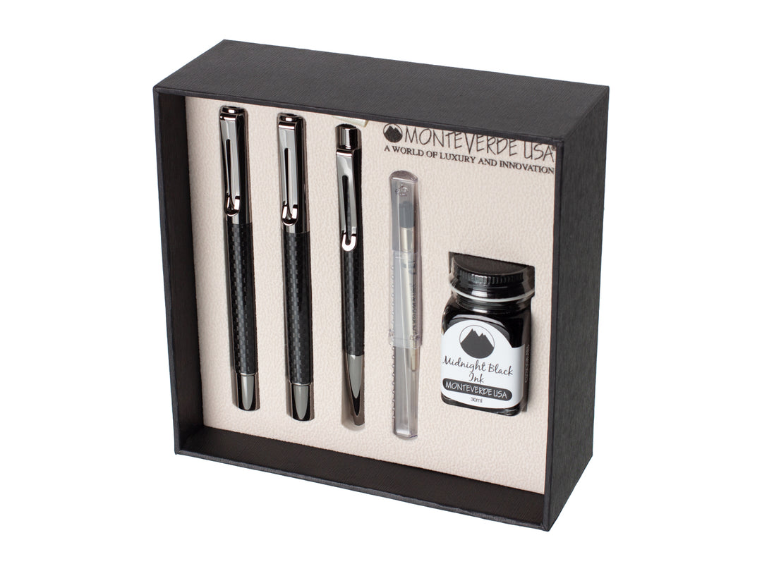 Ritma Special Edition Carbon Fiber Pen Gift Set, open box
