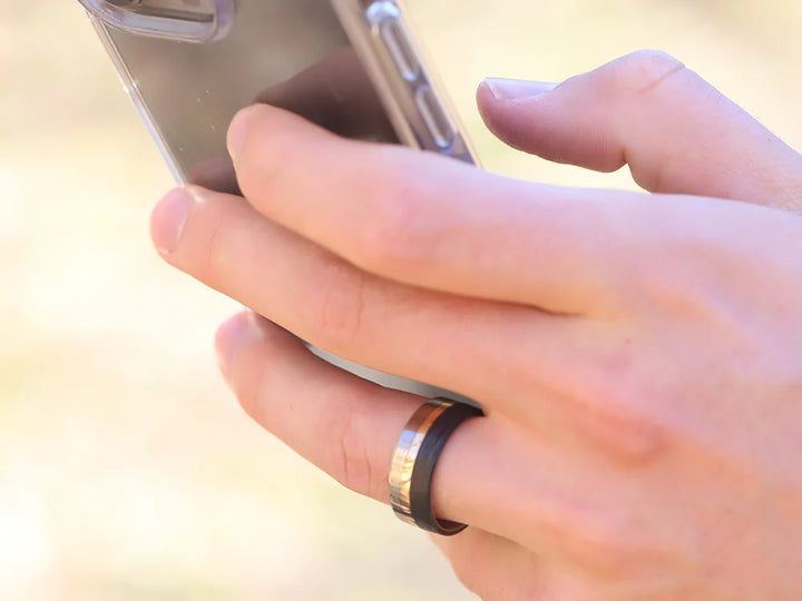 Archduke ring on a hand