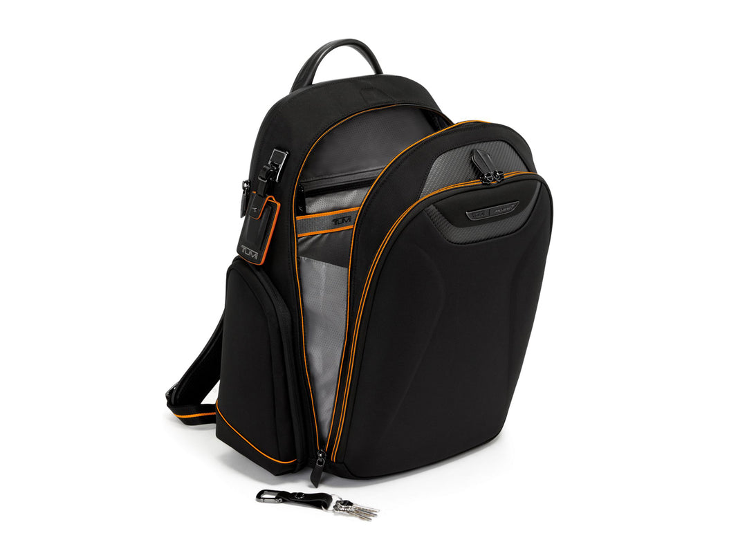 TUMI | McLaren Paddock Backpack, open