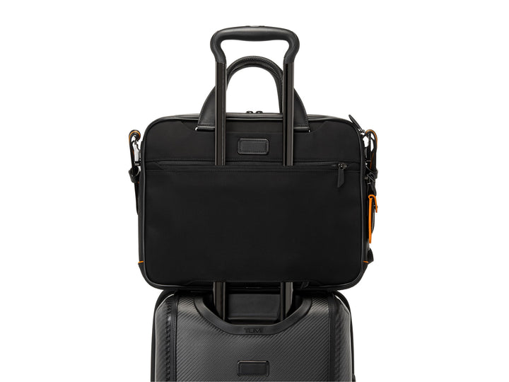 TUMI | McLaren Axle carbon fiber Slim Brief, on luggage with add a bag system