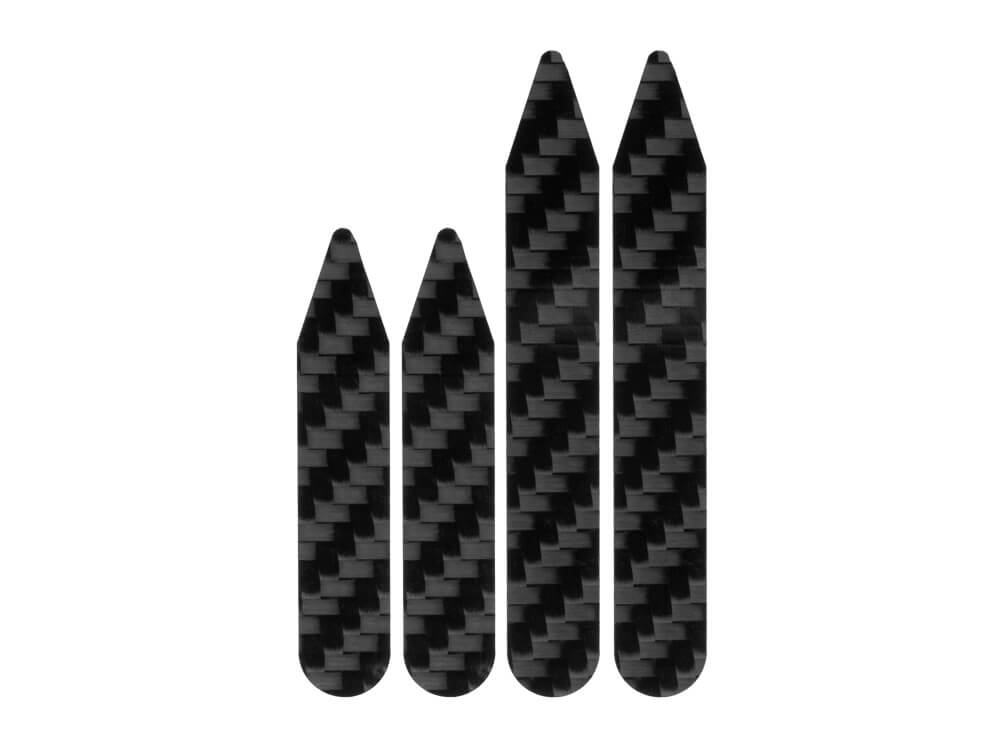 Real carbon fiber collar stays set