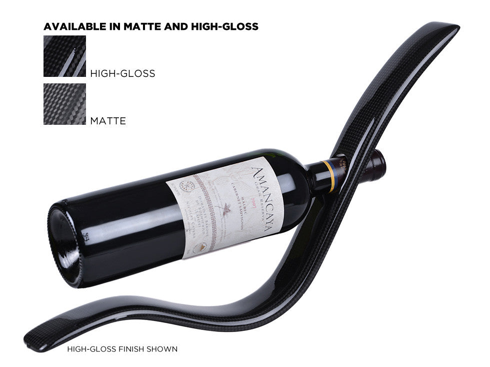 Dobreff Design Carbon Fiber Wine Bottle Holder