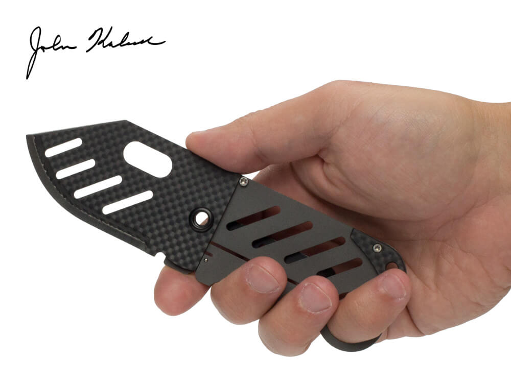 Creditor Carbon Fiber Credit Card Knife by John Kubasek