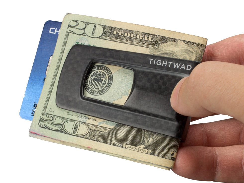  The Tightwad Money Clip - Minimalist Slim Wallet for
