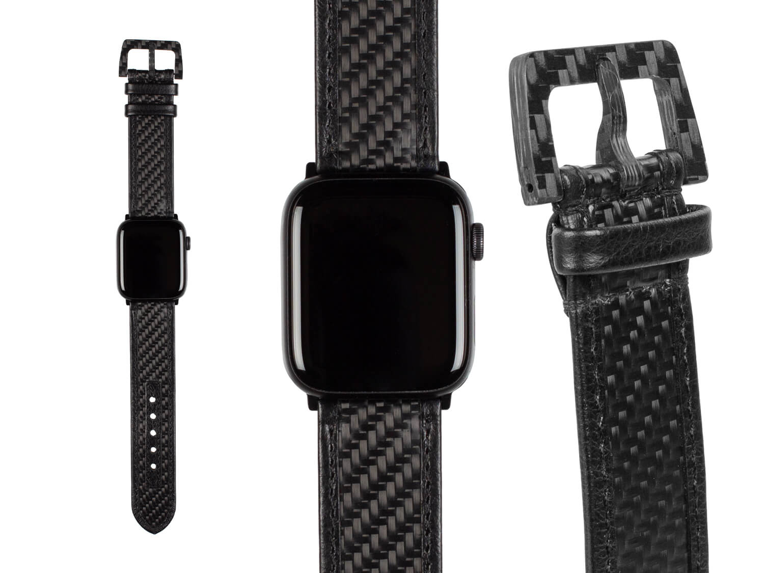 Pitaka Carbon Fiber Watch Strap Pitaka Apple Watch Band Compatible