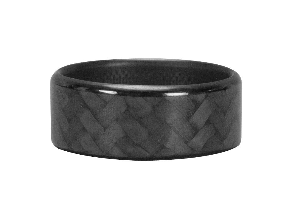 Ultra Carbon Fiber Ring - Forty Five / Polished