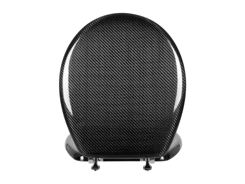 Carbon fiber toilet seat