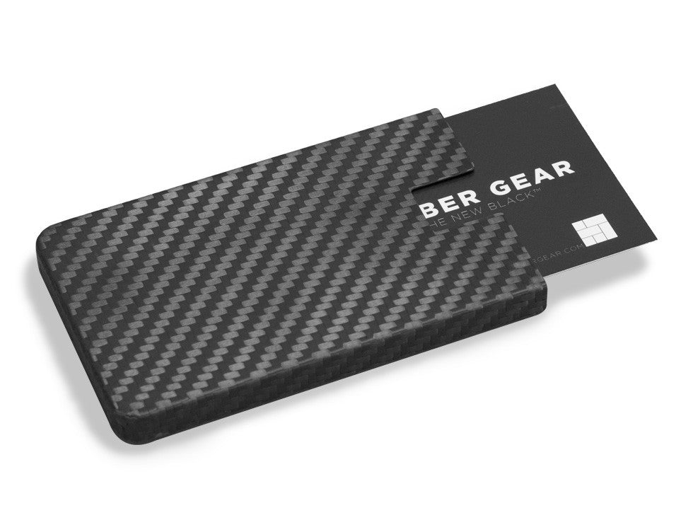 Multifunctional Carbon Fiber Men's Card Holder Metal Card Holder