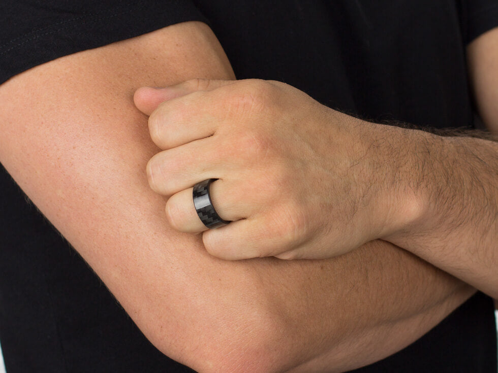 Oliver Paul Canton Carbon Fiber Ring