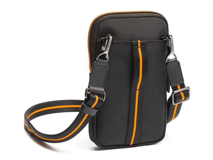 TUMI | McLaren Fuel Small Crossbody, back#color_black-with-papaya