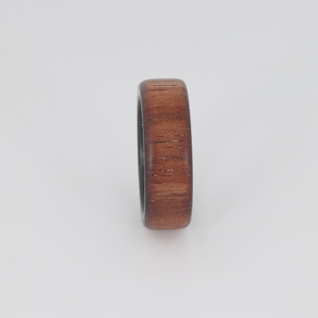 Aloha Carbon Fiber & Koa Wood Ring 360 video
