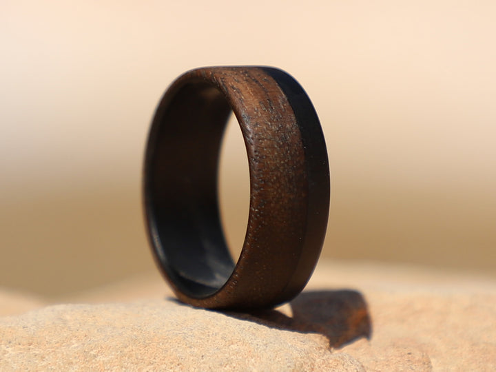 Craftsman ring on stone
