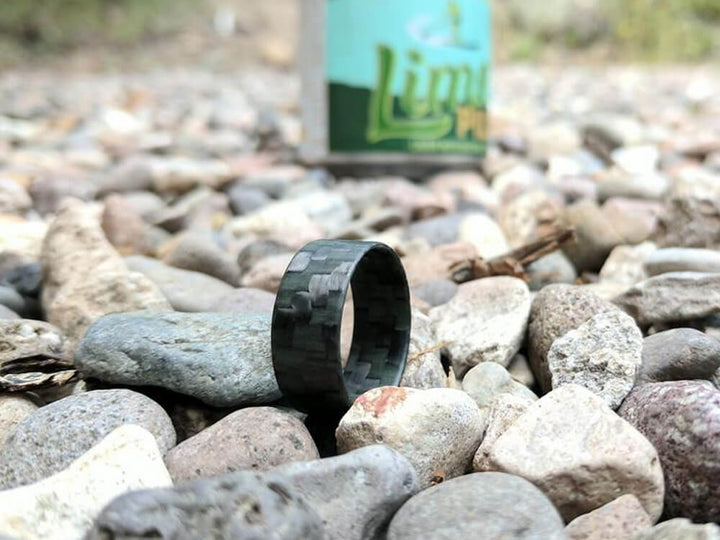 Lumineer Carbon Fiber & ChromaGlow Ring by Element Ring Co. lifestyle