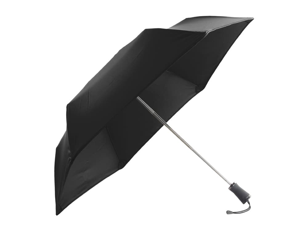 Hedgehog carbon fiber umbrella, black, open