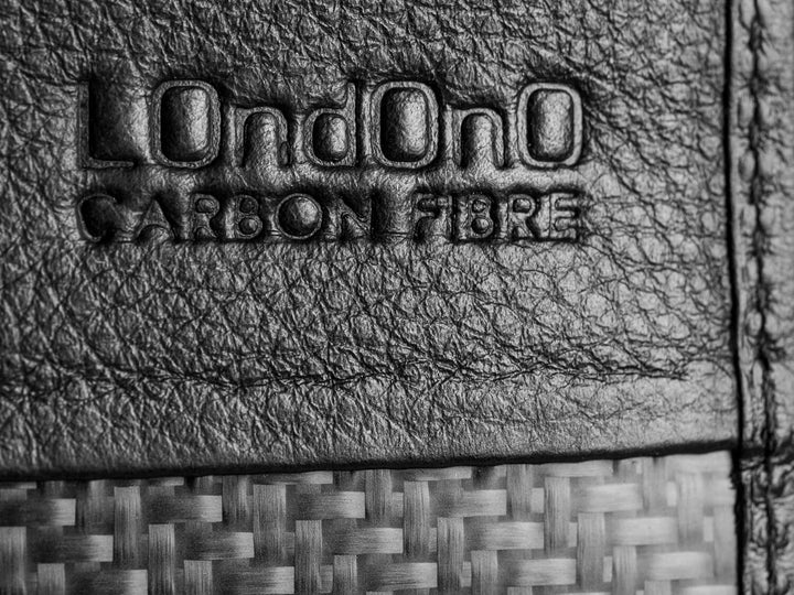 Londono Carbon Fiber Half Wallet, front