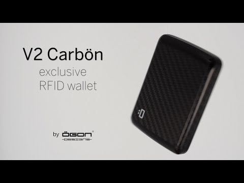 Ogon Stockholm V2 Carbon Fiber RFID Safe Wallet