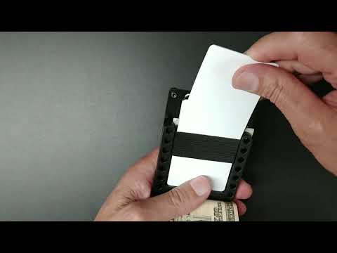 P17 Carbon Fiber Bifold Wallet / Black