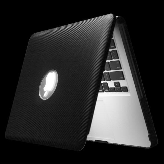 Carbon Fiber Leather Cushioning Love For Your MacBook Pro
