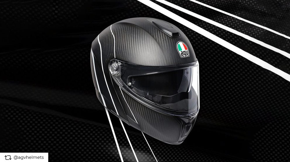 Carbon fiber helmet in dark background_feature | Feature | 5 Benefits of Owning a Carbon Fiber Motorcycle Helmet