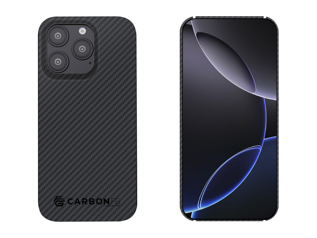 iPhone 16 Pro Aramid Fiber Case - Carbon Fiber Design iPhone 16 Pro Aramid Fiber Case - Carbon Fiber Design