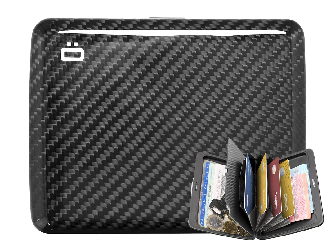 Ogon Smart Case V2 Large Carbon Fiber, front