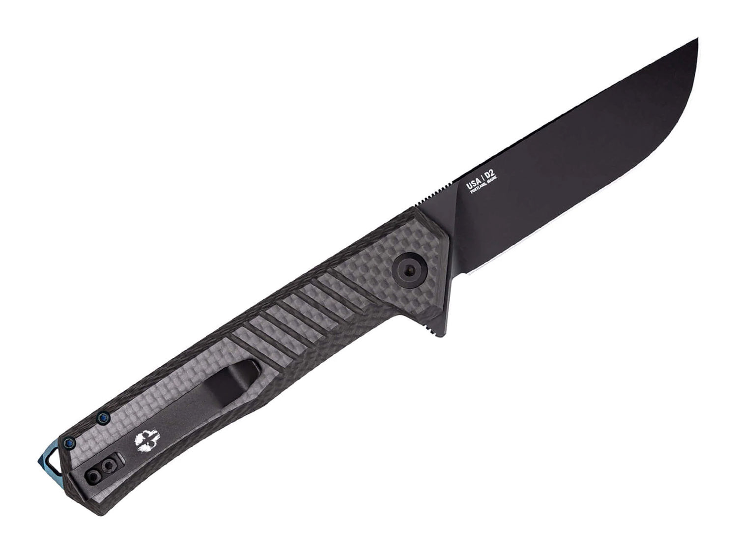 Tekto F1 Alpha Linerlock Carbon Fiber Knife CF/Blue
