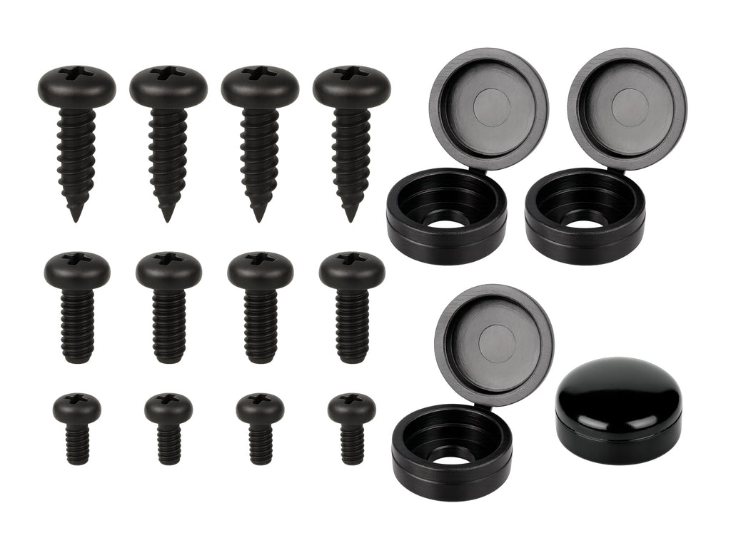 4 hole black stainless steel hardware kit