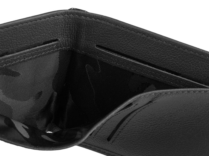 Common Fibers Black Line LMX carbon fiber and leather wallet, inside flap