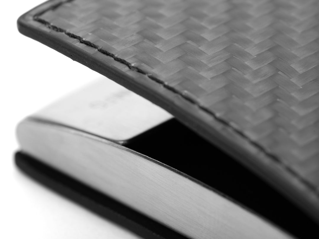 carbon fiber card sleeves Flexy Carbon Fiber Business Card Holder