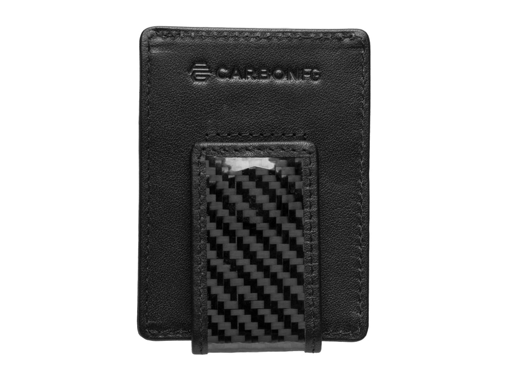 Carbon fiber money clip wallet, back