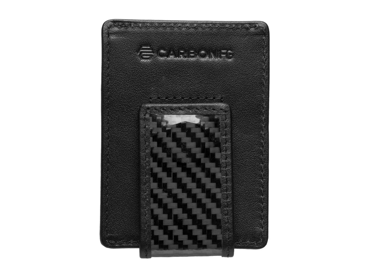 Carbon fiber money clip wallet, back