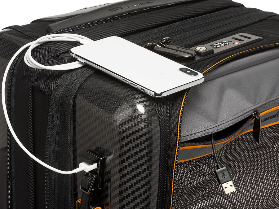 TUMI | McLaren Aero 4 Wheel Carbon Fiber Carry-On Luggage – Carbon ...