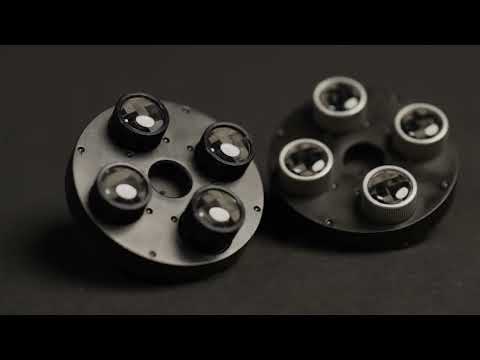 IPick Image Custom Tire Valve Stem Caps For Dodge Scat Pack - Real Carbon Fiber Barrel, Black Aluminum