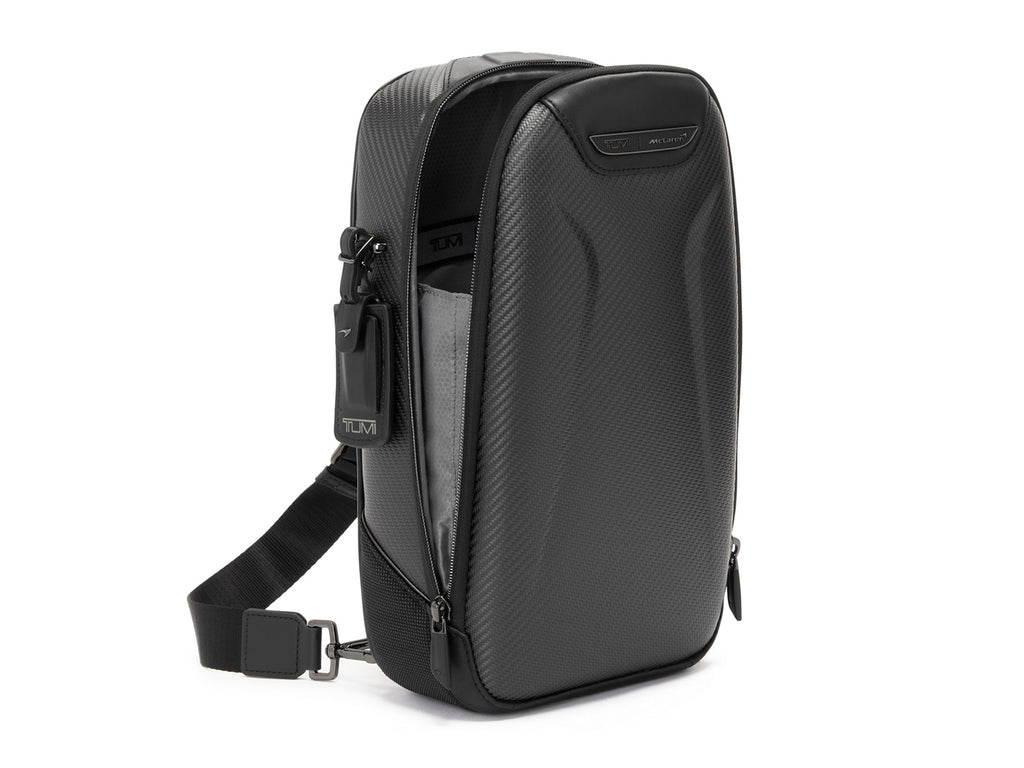 TUMI | McLaren Torque Sling - Black Edition, open