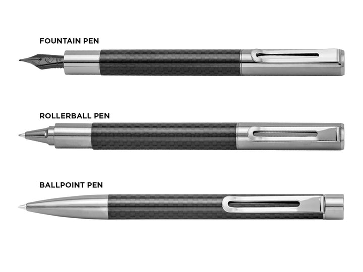 3 Ritma pens that go into Ritma carbon fiber gift set