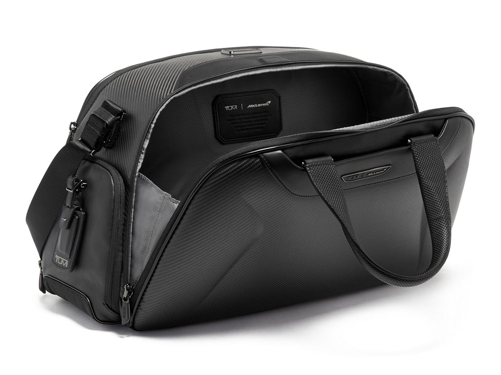 TUMI | McLaren Quantum Duffle - Black Edition, Open