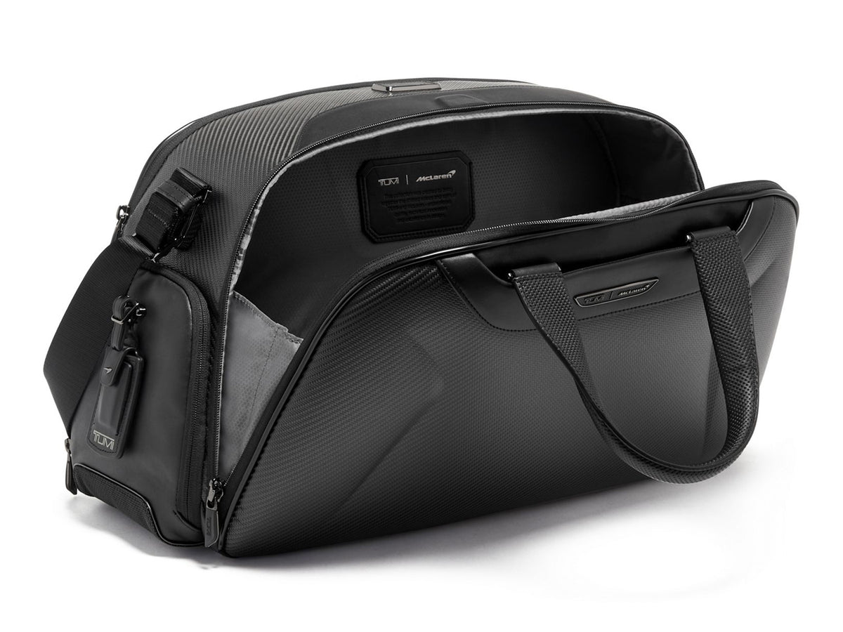 TUMI | McLaren Quantum Duffle - Black Edition, Open