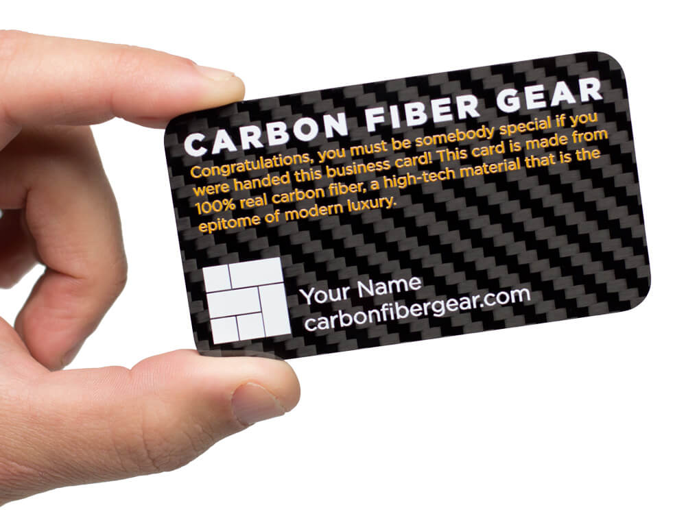 Real Carbon Fiber Business Cards