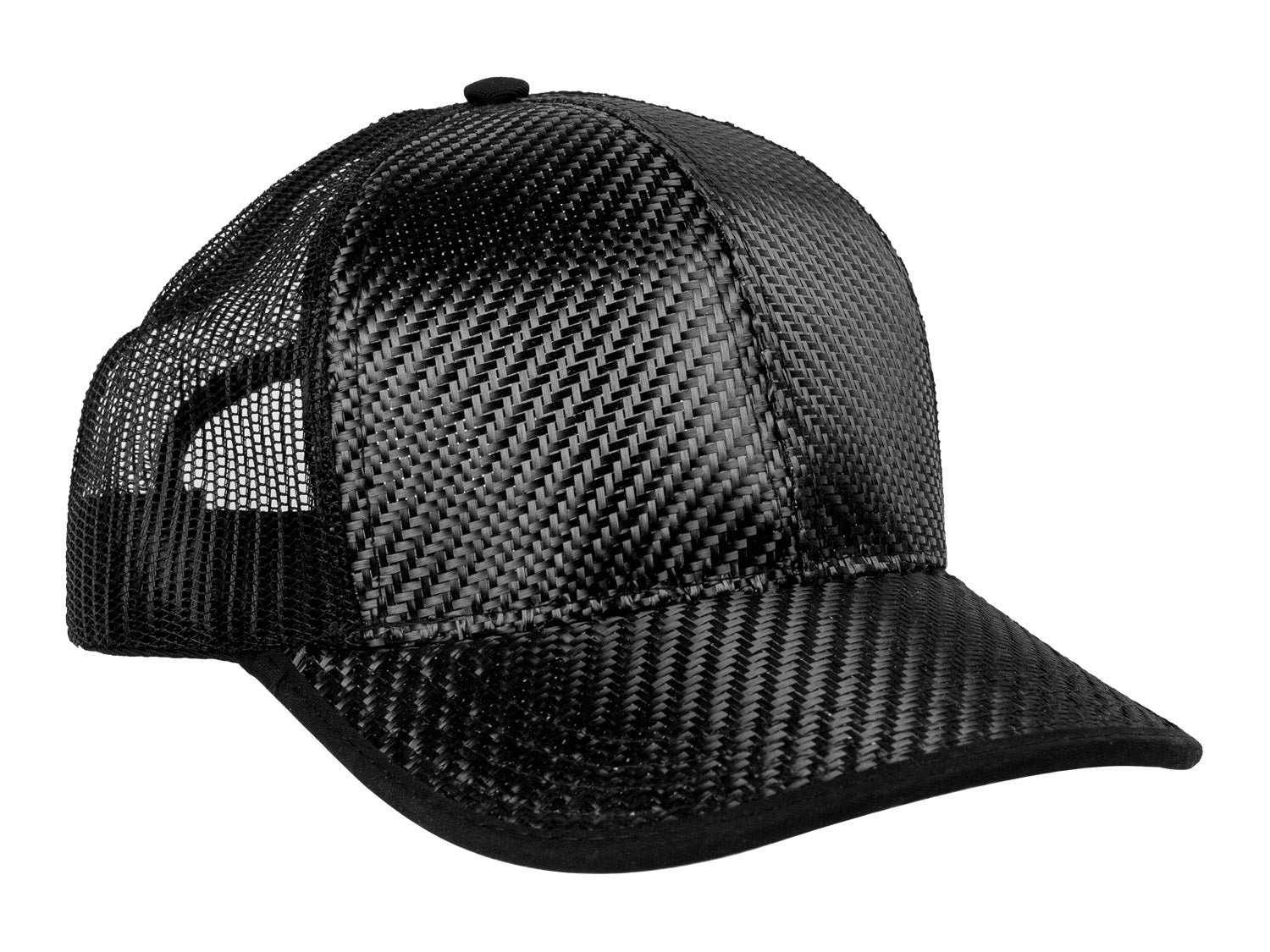 Real Carbon Fiber Black Hat With Mesh Backing Carbon Fiber Gear