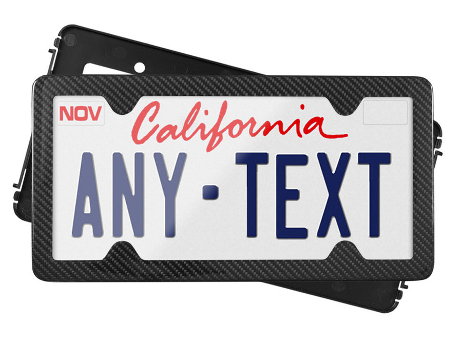 TagArmur Carbon Fiber License Plate Frame Gloss Finish Carbon Fiber Gear