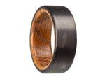 Cooper Carbon Fiber & Reclaimed Whiskey Barrel Wood Ring