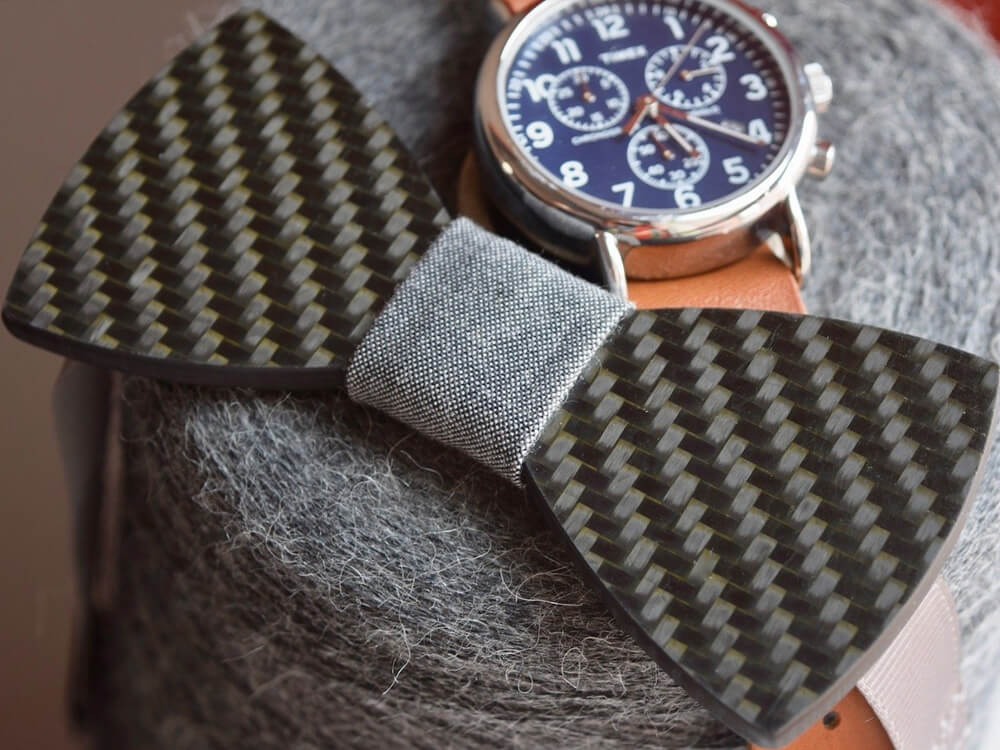carbon fiber bow tie