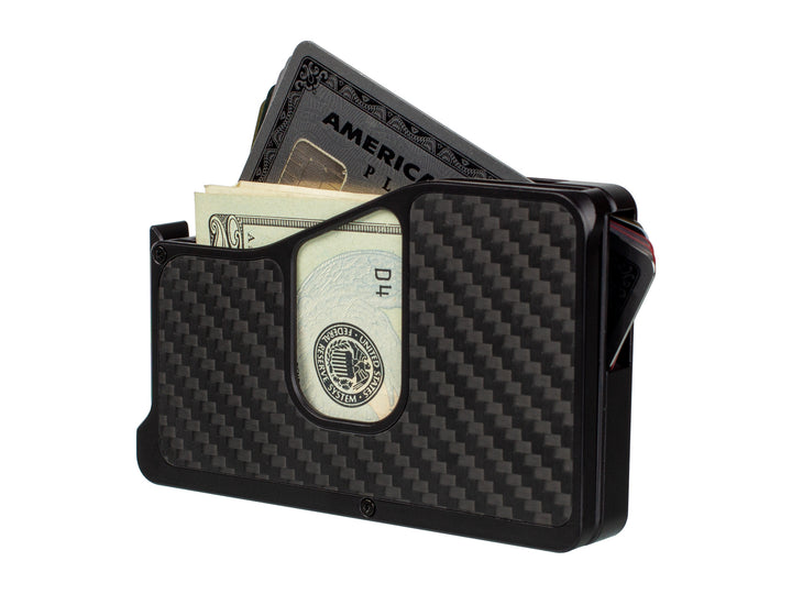Fantom X Carbon Fiber Fan-Out Wallet with Cash Holder
